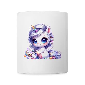 Niedliche Einhorn Mythische Fee - Tasse - Weiß - Vorne