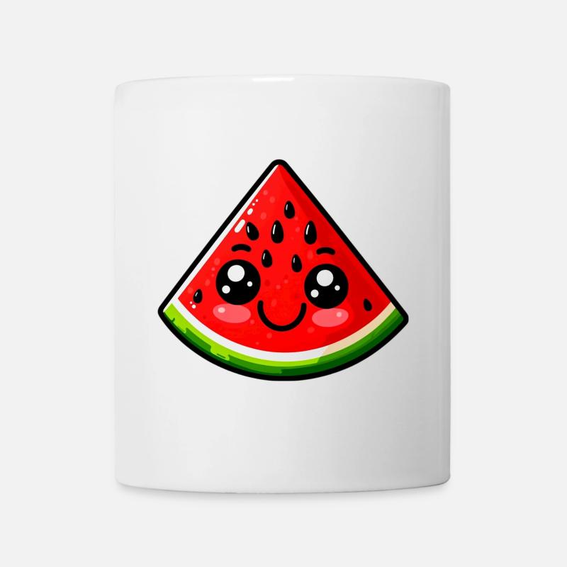 Wassermelone Wassermelonen - Tasse - Weiß