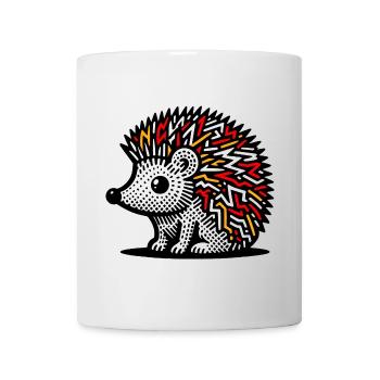 Hérisson - Mug blanc - blanc - Devant