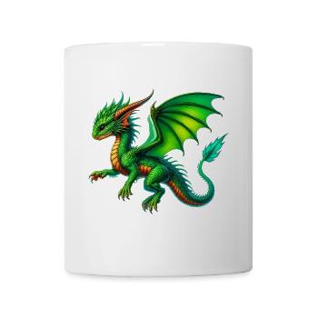 Drache - Tasse - Weiß - Vorne