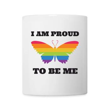 LGBTQ Pride Month - I Am Proud To Be Me - Mug - white - Front