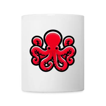 Pieuvre - Mug blanc - blanc - Devant