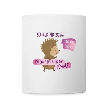 Tschüß Kita - Schulkind - Tasse - Weiß - Vorne