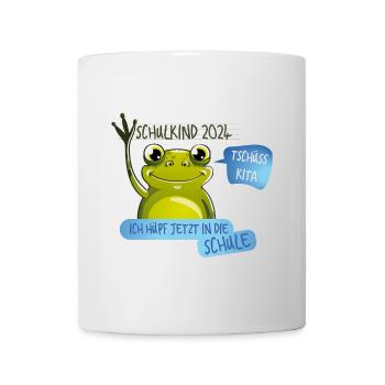 Tschüß Kita - Schulkind - Tasse - Weiß - Vorne