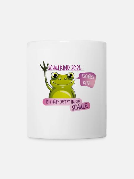 Tschüß Kita - Schulkind - Tasse - Weiß