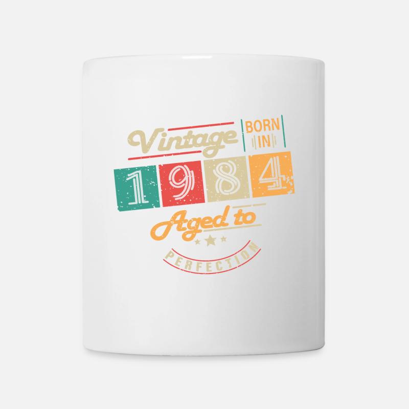Original 1984 Vintage - 1984 Geburtstagsgeschenk - Tasse - Weiß