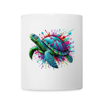 Tortue - Mug blanc - blanc - Devant
