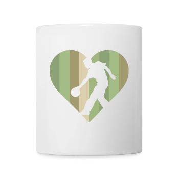 Boule de bowling Bowler - Mug blanc - blanc - Devant