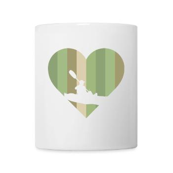 Kajakfahren Wassersport - Tasse - Weiß - Vorne