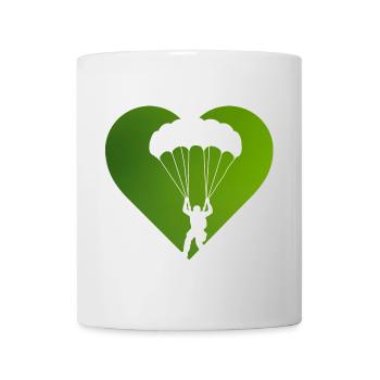 Fallschirmspringen Extremsport Paragliding - Tasse - Weiß - Vorne