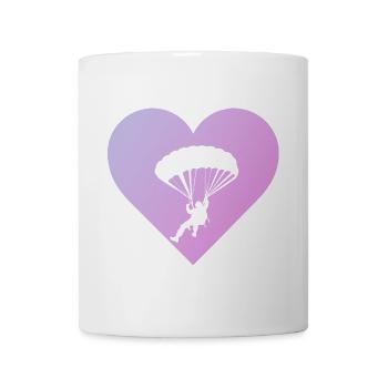 Paragliding Fallschirm - Tasse - Weiß - Vorne
