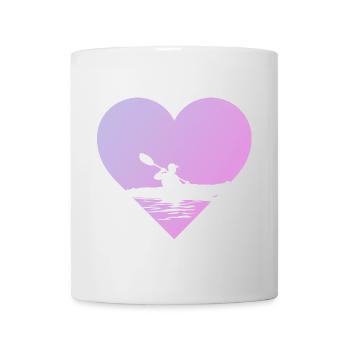 Kajak Paddeln Kajakfahren - Tasse - Weiß - Vorne