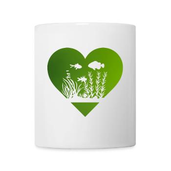 Eau d’aquarium - Mug blanc - blanc - Devant