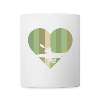 Kayak, aviron, sports nautiques - Mug blanc - blanc - Devant