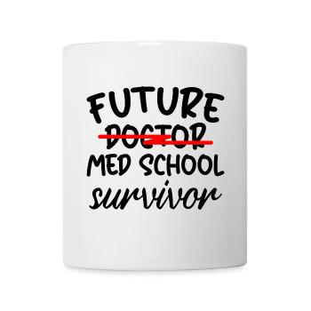 Survivant de l’école de médecine 3 - Mug blanc - blanc - Devant
