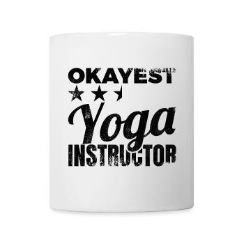 Okayest Yoga Instructor - Mug - white - Front