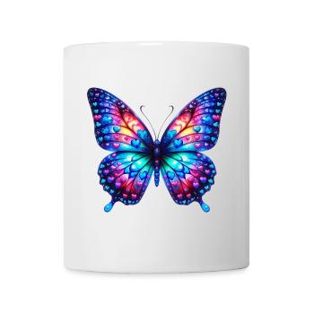 Schmetterling Herz Herzen Herzen Herz - Tasse - Weiß - Vorne