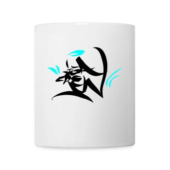 Graffiti Tag JGA Crew Angel 01 2C - Tasse - Weiß - Vorne