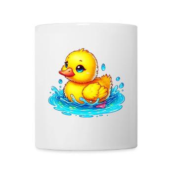 Entenküken Ente Ente - Tasse - Weiß - Vorne