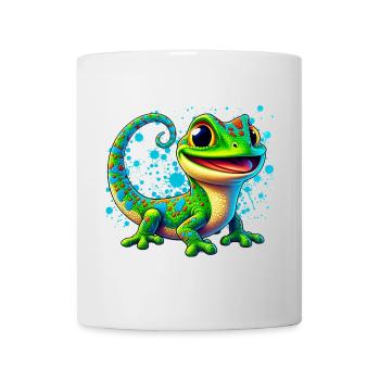 Gecko - Tasse - Weiß - Vorne
