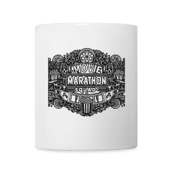 Équipe de marathon de films 2 - Mug blanc - blanc - Devant