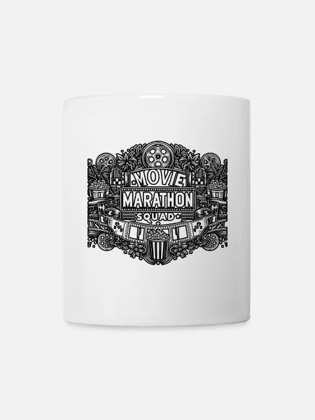 Movie Marathon Squad 2 - Tasse - Weiß