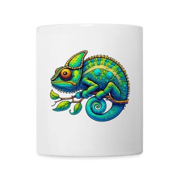 Caméléon - Mug blanc - blanc - Devant