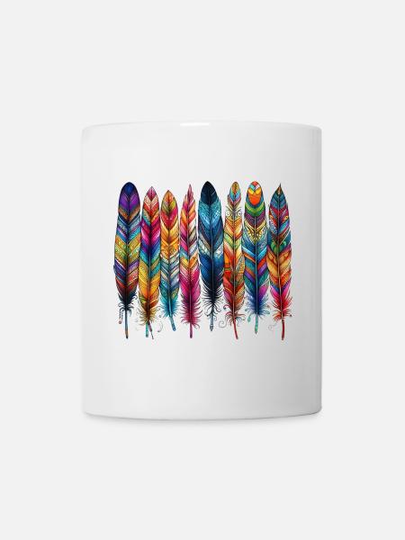 Plume - Mug blanc - blanc