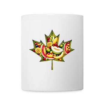 Maple Leaf Canadian Summer Melon Fruity - Mug - white - Front