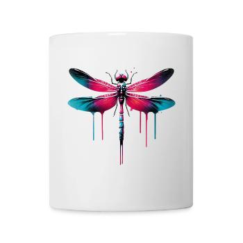 Libelle - Tasse - Weiß - Vorne
