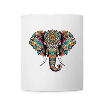 Éléphant - Mug blanc - blanc - Devant