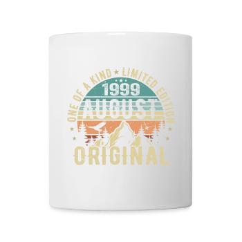 August 1999 - Geboren Im August 1999 - Geburtstags - Tasse - Weiß - Vorne