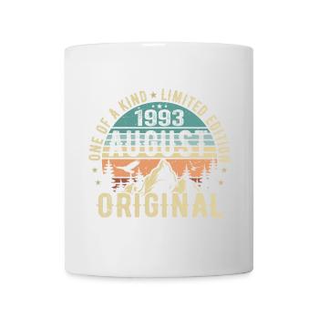 August 1993 - Geboren Im August 1993 - Geburtstags - Tasse - Weiß - Vorne