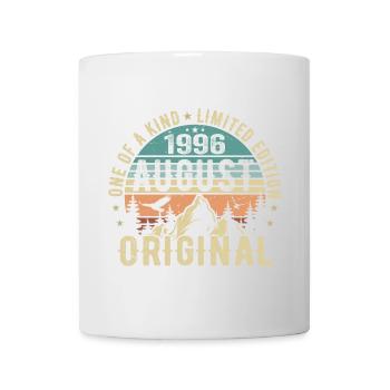 August 1996 - Geboren Im August 1996 - Geburtstags - Tasse - Weiß - Vorne