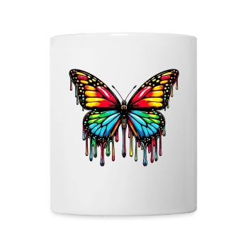 Schmetterling - Tasse - Weiß - Vorne