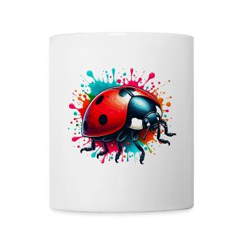 Coccinelle - Mug blanc - blanc - Devant