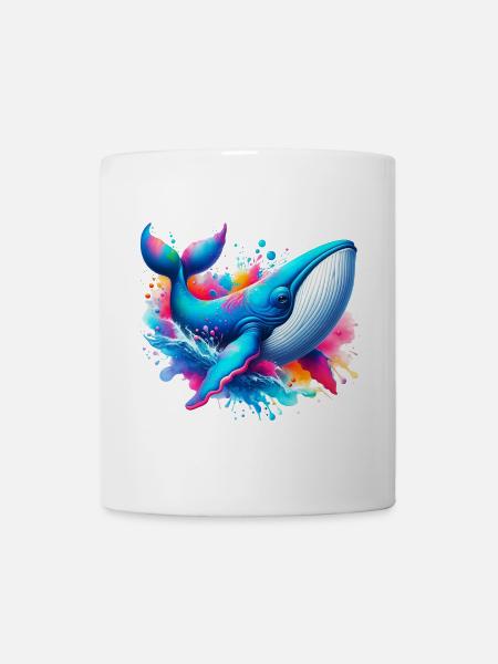 Wal - Tasse - Weiß