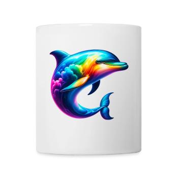 Dauphin - Mug blanc - blanc - Devant