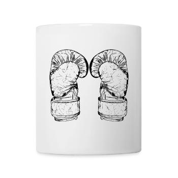 Gants de kickboxing Sketch - Mug blanc - blanc - Devant