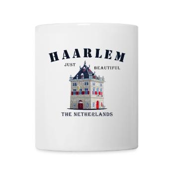 Haarlem Fassade De Waag, Niederlande Handzeichnung - Tasse - Weiß - Vorne