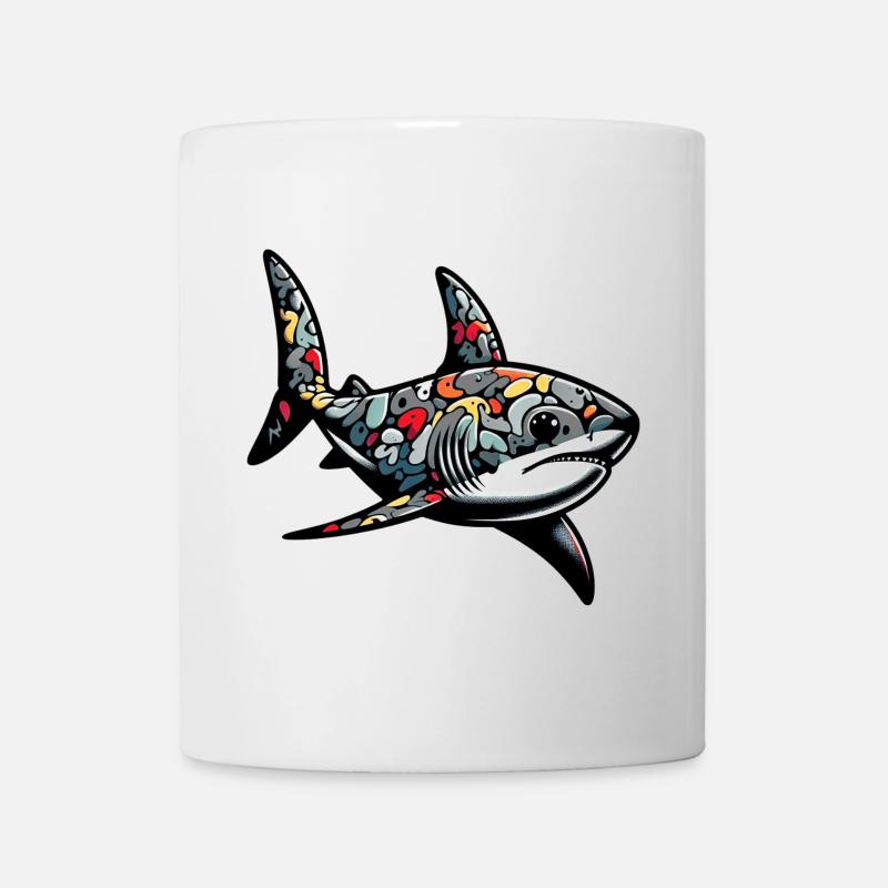 Hai - Tasse - Weiß