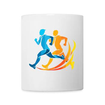 Jogger Comic Look - Mug - white - Front