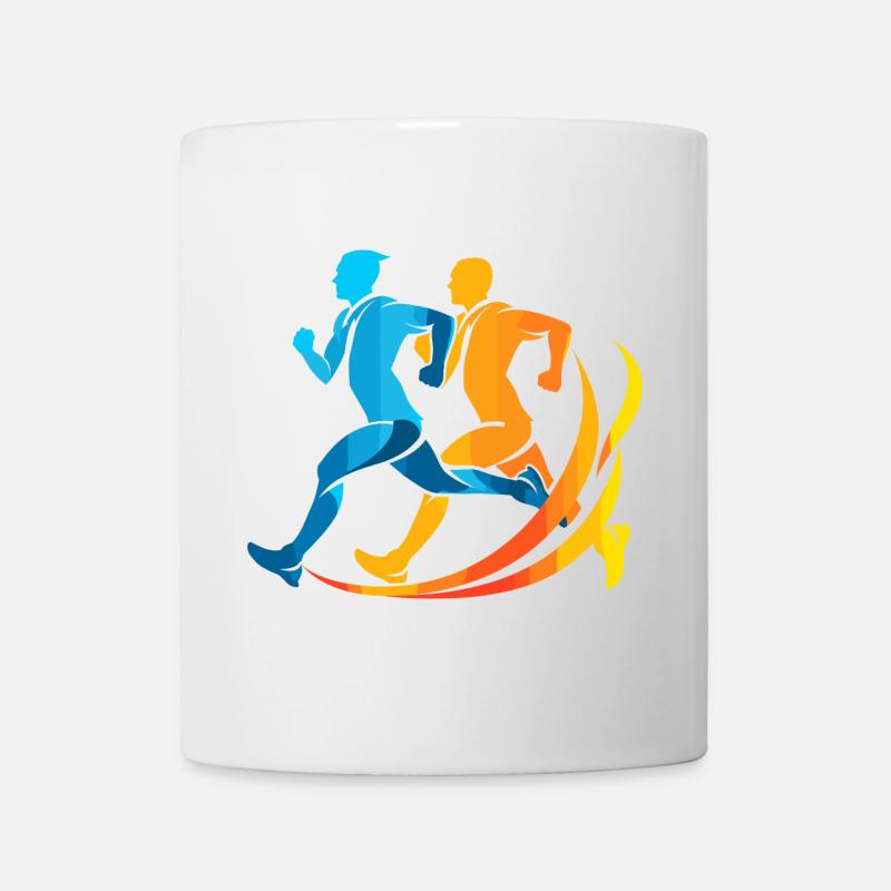 Jogger Comic Look - Tasse - Weiß