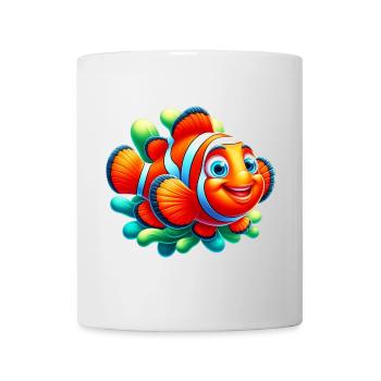 Poisson-clown - Mug blanc - blanc - Devant
