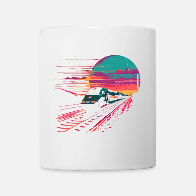Eisenbahn - Tasse - Weiß