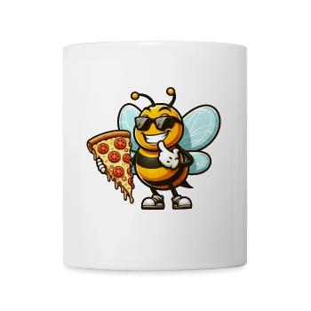 mignonne hyène se balançant terrain de jeu dessin animé - Mug blanc - blanc - Devant