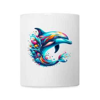 Delfin - Tasse - Weiß - Vorne