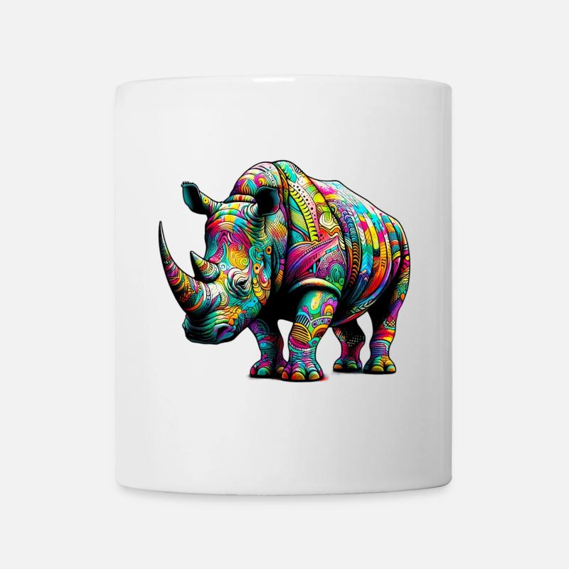 Nashorn - Tasse - Weiß