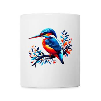 Martin-pêcheur - Mug blanc - blanc - Devant