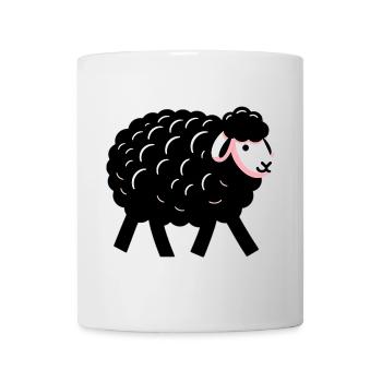 Mouton noir - Mug blanc - blanc - Devant
